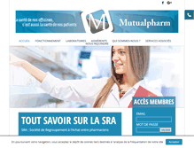 Tablet Screenshot of mutualpharm-sra.com